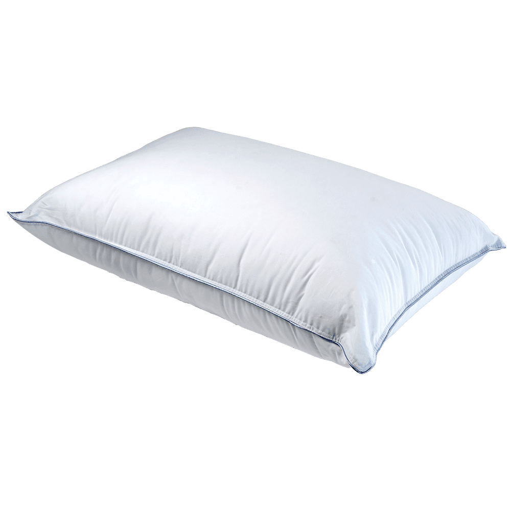 271 Percale Pillow 100% Cotton Down Proof Double Piping 50 Χ 70 cm
